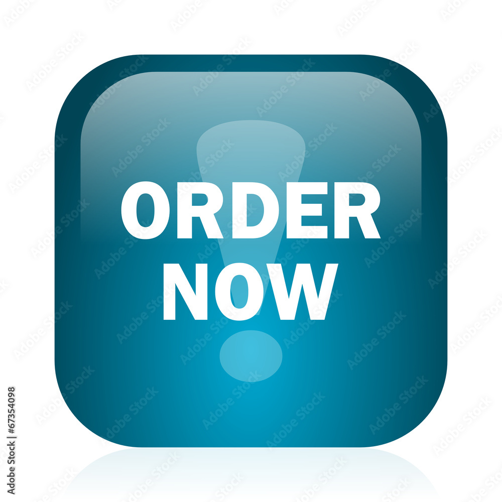 order now blue glossy internet icon order now blue glossy internet icon