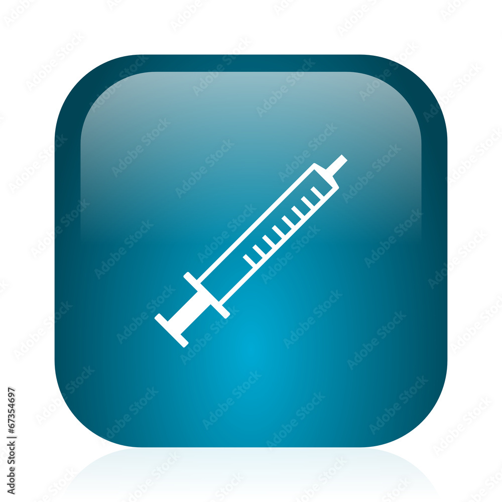 medicine blue glossy internet icon medicine blue glossy internet icon