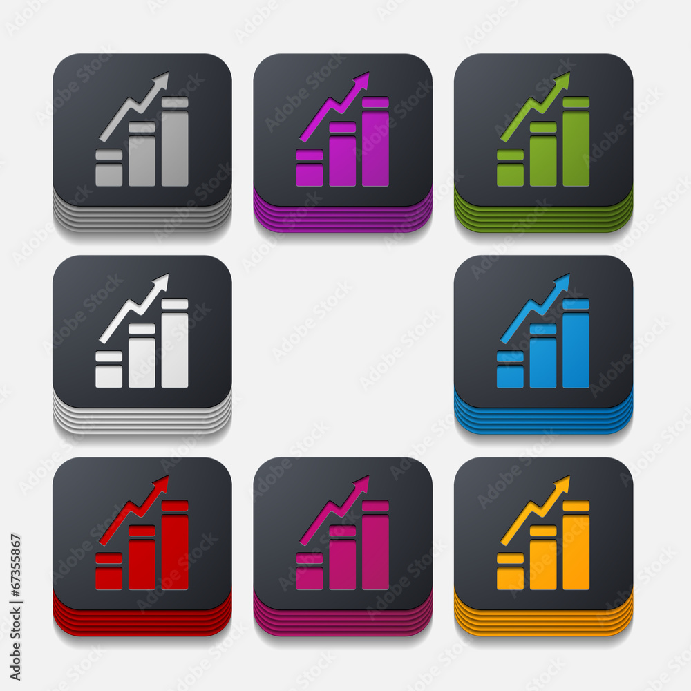 square button: chart square button: chart