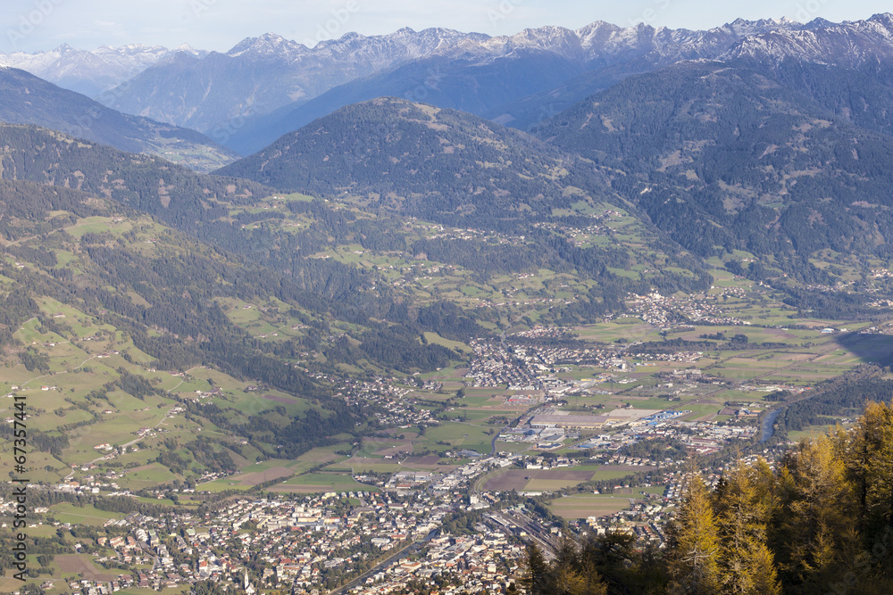 Obraz premium Views over Lienz in Austria