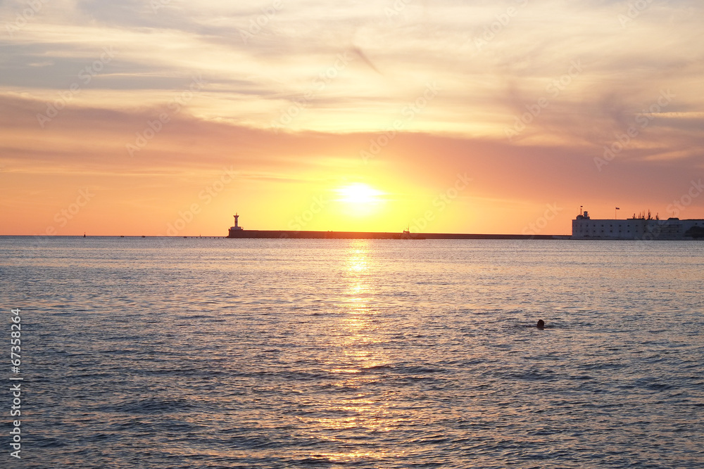 Veiw of Sevastopol sea bay