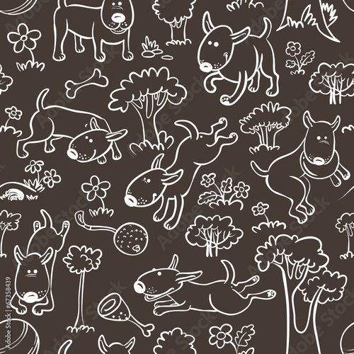 dogs seamless