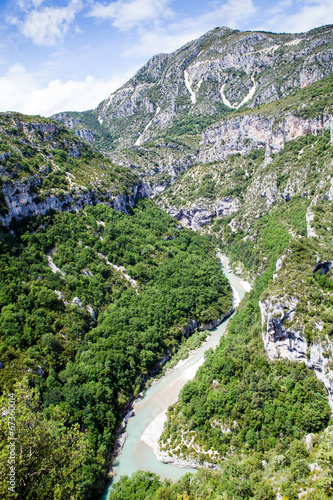 Canyon de Verdon, the Verdon Gorge, France, Provence.