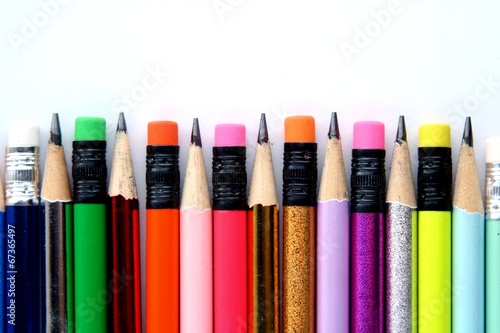 Sharpened Colorful Pencils