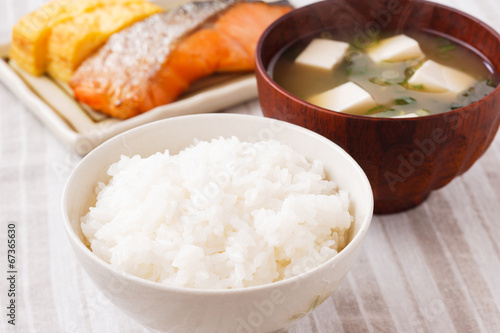 Obraz na plátně 日本の朝食