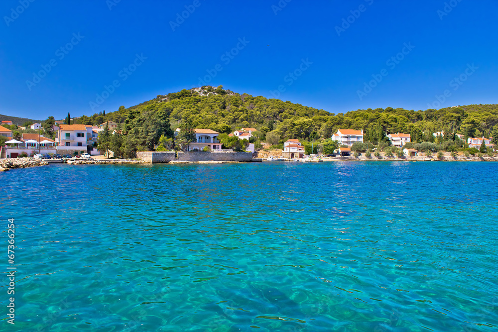 Island of Ugljan turquoise coast