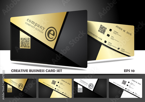 Creative and modern business card design