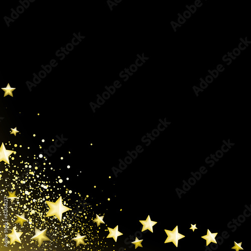 Starry Black Background