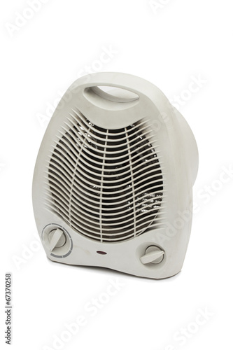 heater on the white background