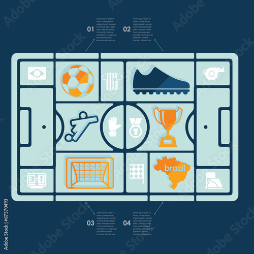 football, soccer infographic