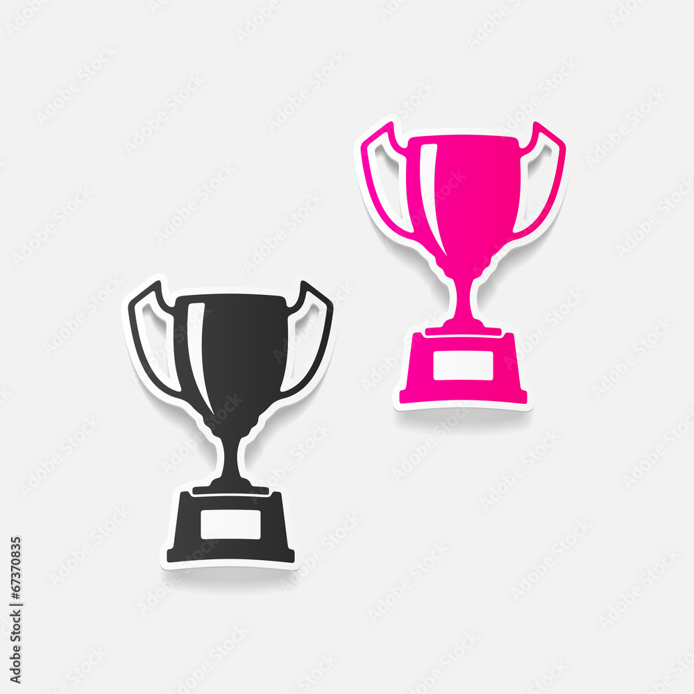 realistic design element: winner realistic design element: winner
