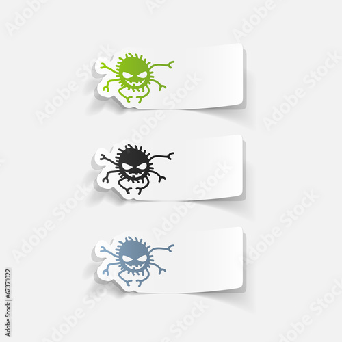 realistic design element: spider