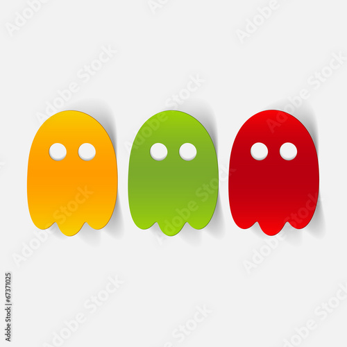 realistic design element: ghost