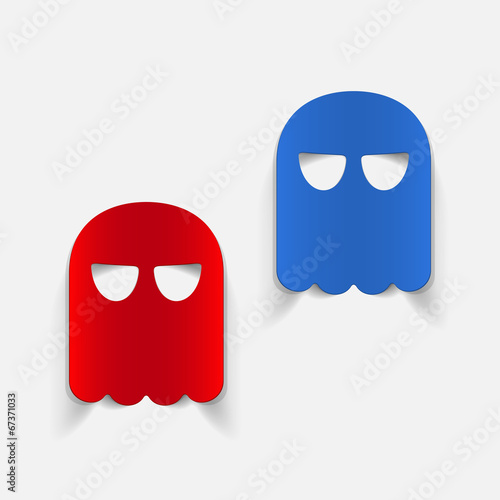 realistic design element: ghost