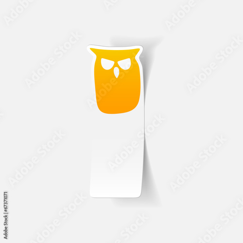 realistic design element: owl