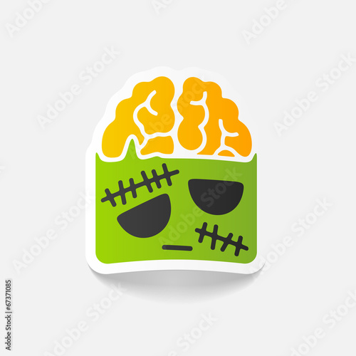 realistic design element: zombie