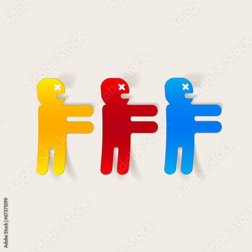 realistic design element: zombie