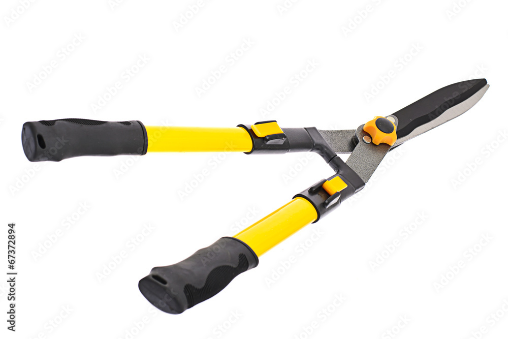 Garden Secateurs Isolated on White Background Garden Secateurs Isolated on White Background