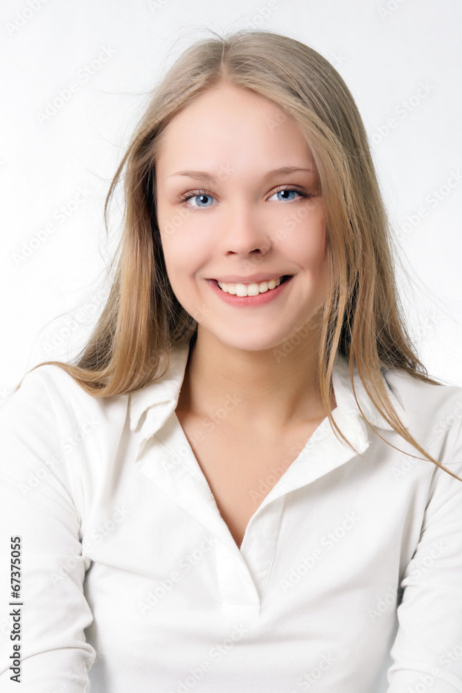 Portrait of beautiful young woman Portrait of beautiful young woman