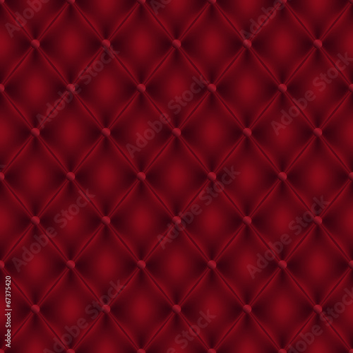 Seamless Vector Boudoir Style Red Leather Background  © pinkpueblo