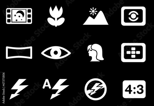 Photography Silhouette Icons