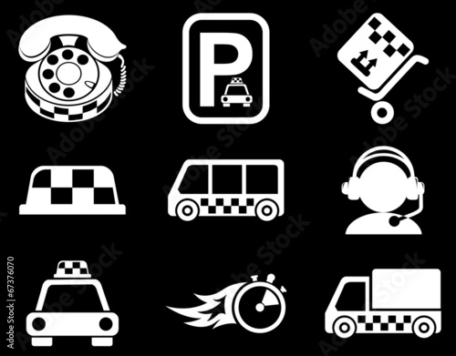 Symbols of taxi services