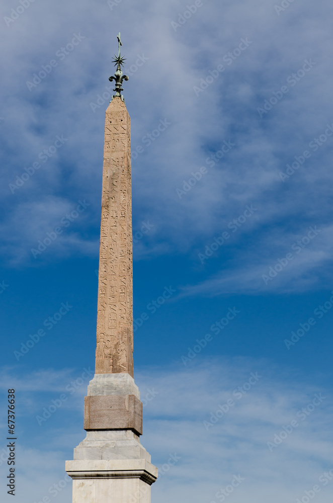 roman obelisk, monolithic marble, Rome, Italy