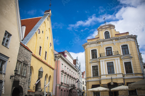 Street in old town. Tallinn, Estonia