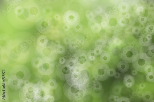 natural green background, with circles
