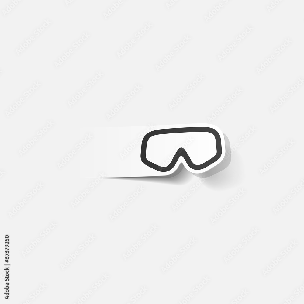 realistic design element: mask realistic design element: mask