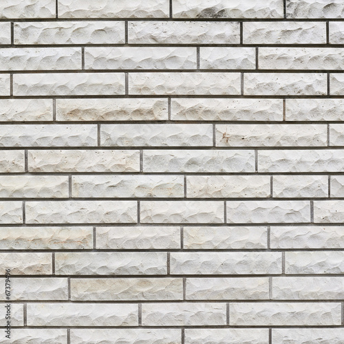 White limestone brick wall's fragment