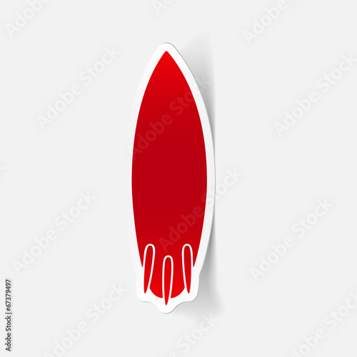realistic design element: surfing