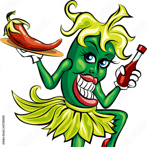 The pepper waitress
