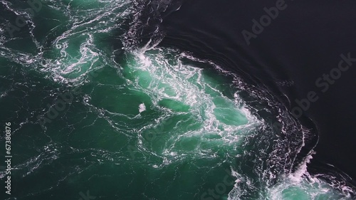 Tidal wave at Saltstraumen in Norway