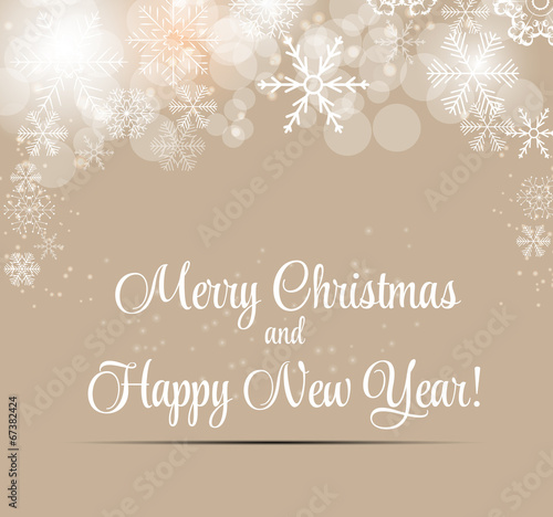 Happy New Year and Marry Christmas Background
