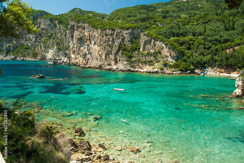 Amazing beach Greece Corfu
