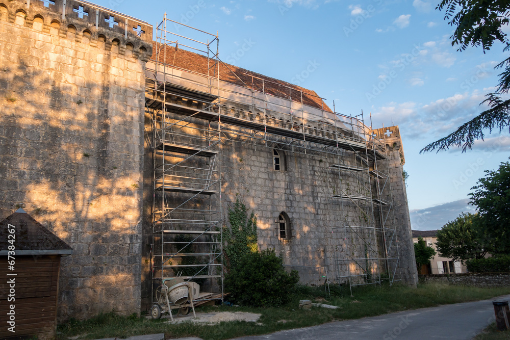 Travaux rénovation château Rocamadour Travaux rénovation château Rocamadour