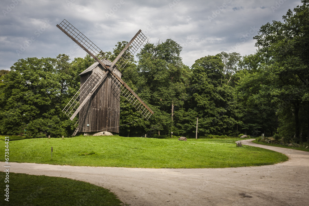 Obraz premium Traditional housing of the indigenous populations of Estonia