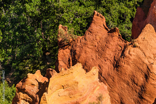 Rocky landscape in France