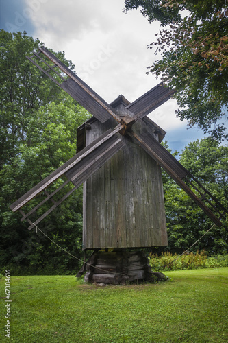 Traditional housing of the indigenous populations of Estonia photo