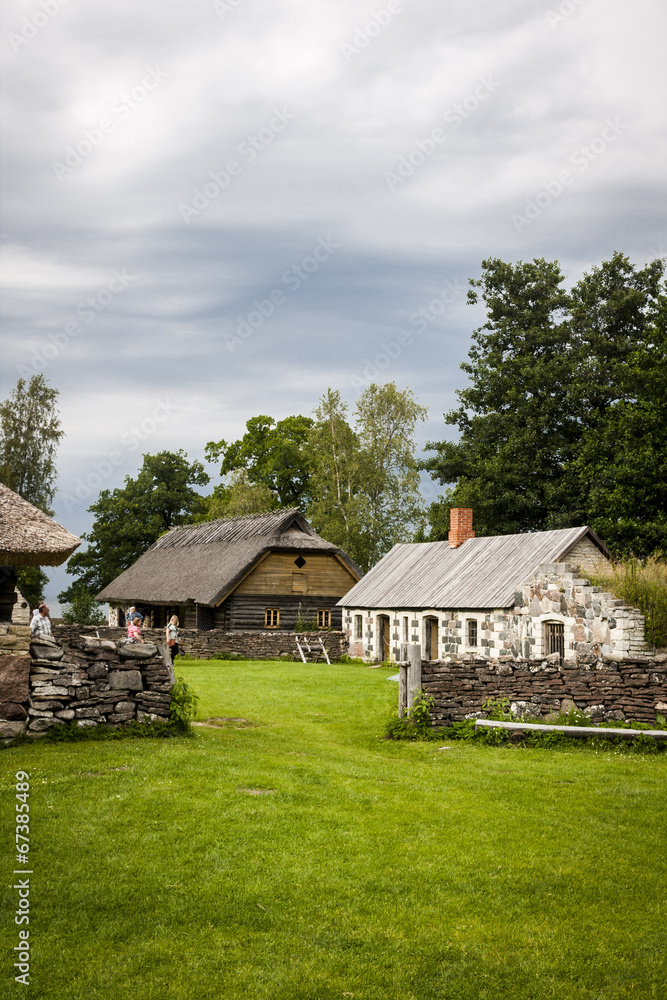 Traditional housing of the indigenous populations of Estonia