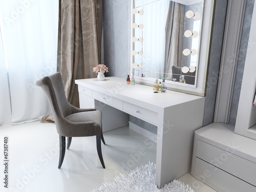 Fotografie, Tablou luxury bedroom interior