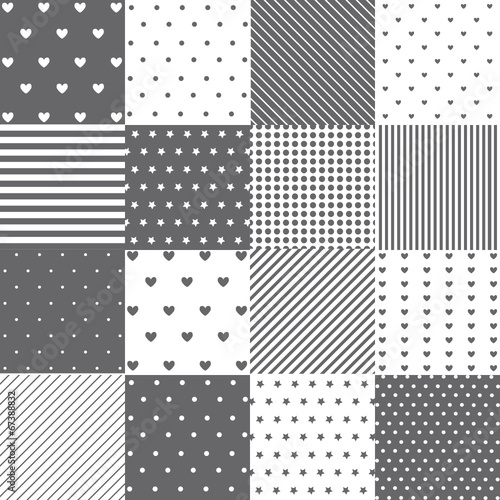 Seamless pattern set