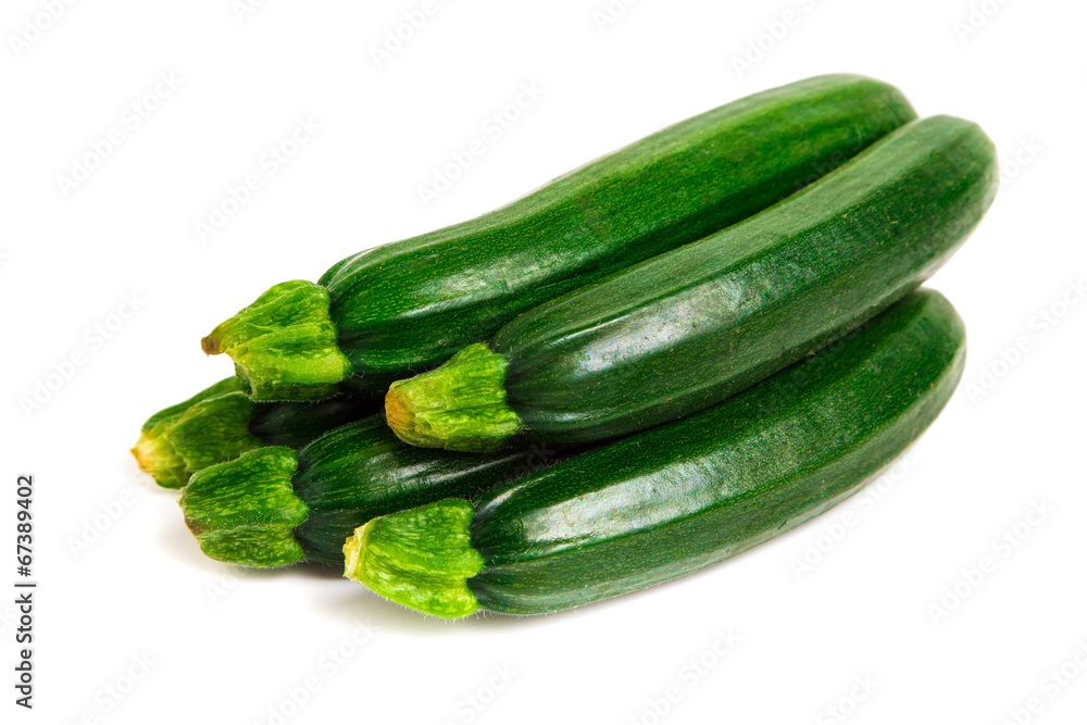 Zucchini isolated on white background Zucchini isolated on white background