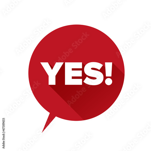 Yes symbol label vector