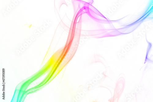 Colorful smoke