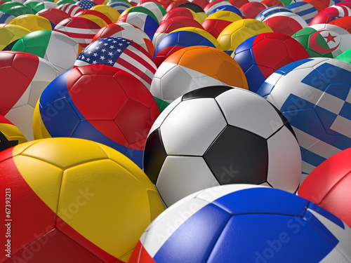 Soccer balls BG.