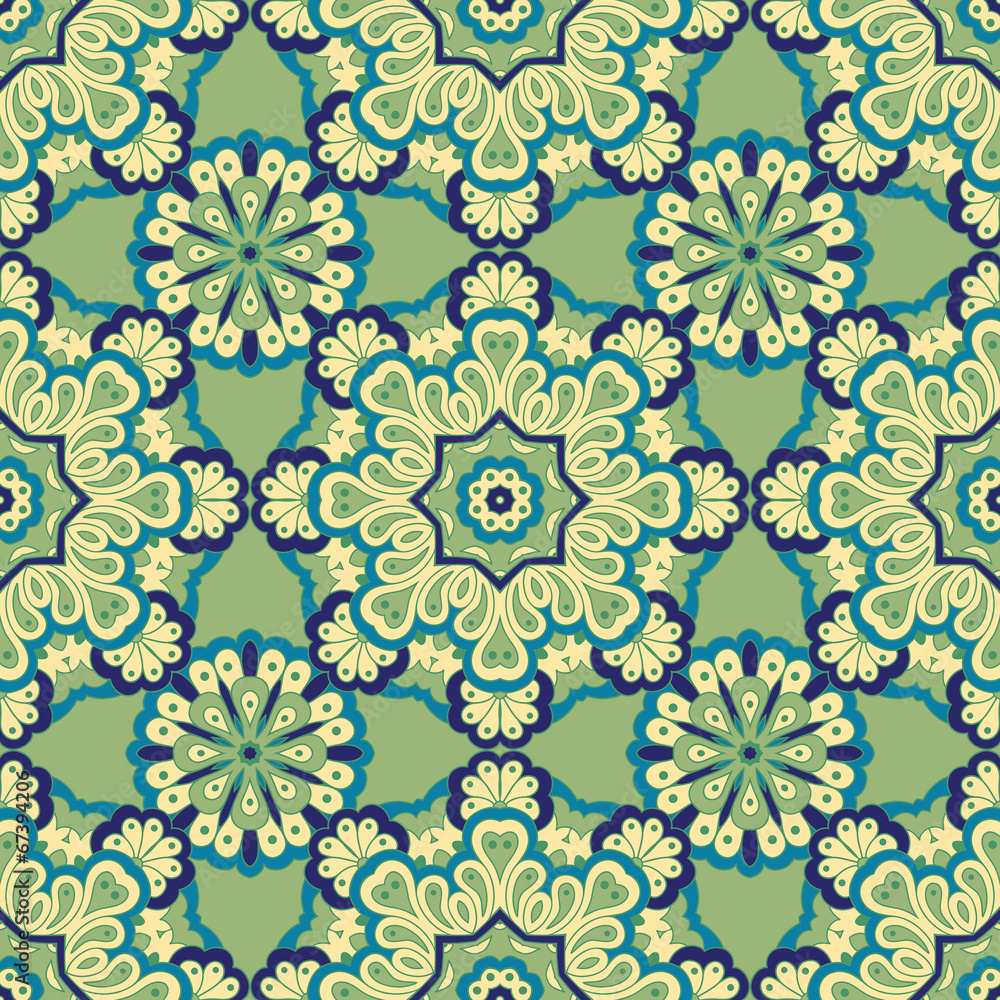 Arabesque seamless pattern. Arabesque seamless pattern.
