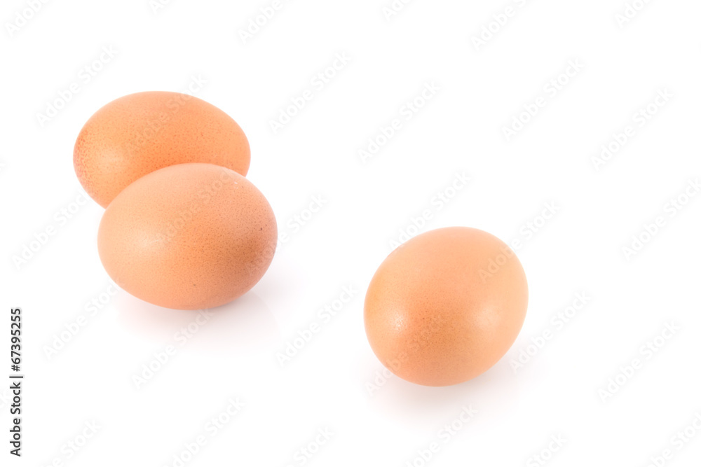 eggs isolated on white background eggs isolated on white background