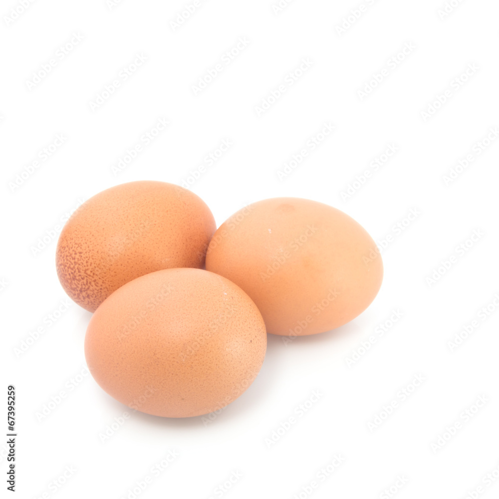 eggs isolated on white background eggs isolated on white background